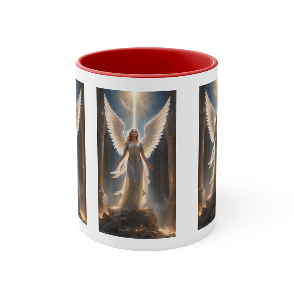 Winged angel from heaven  Accent Coffee Mug, 11oz