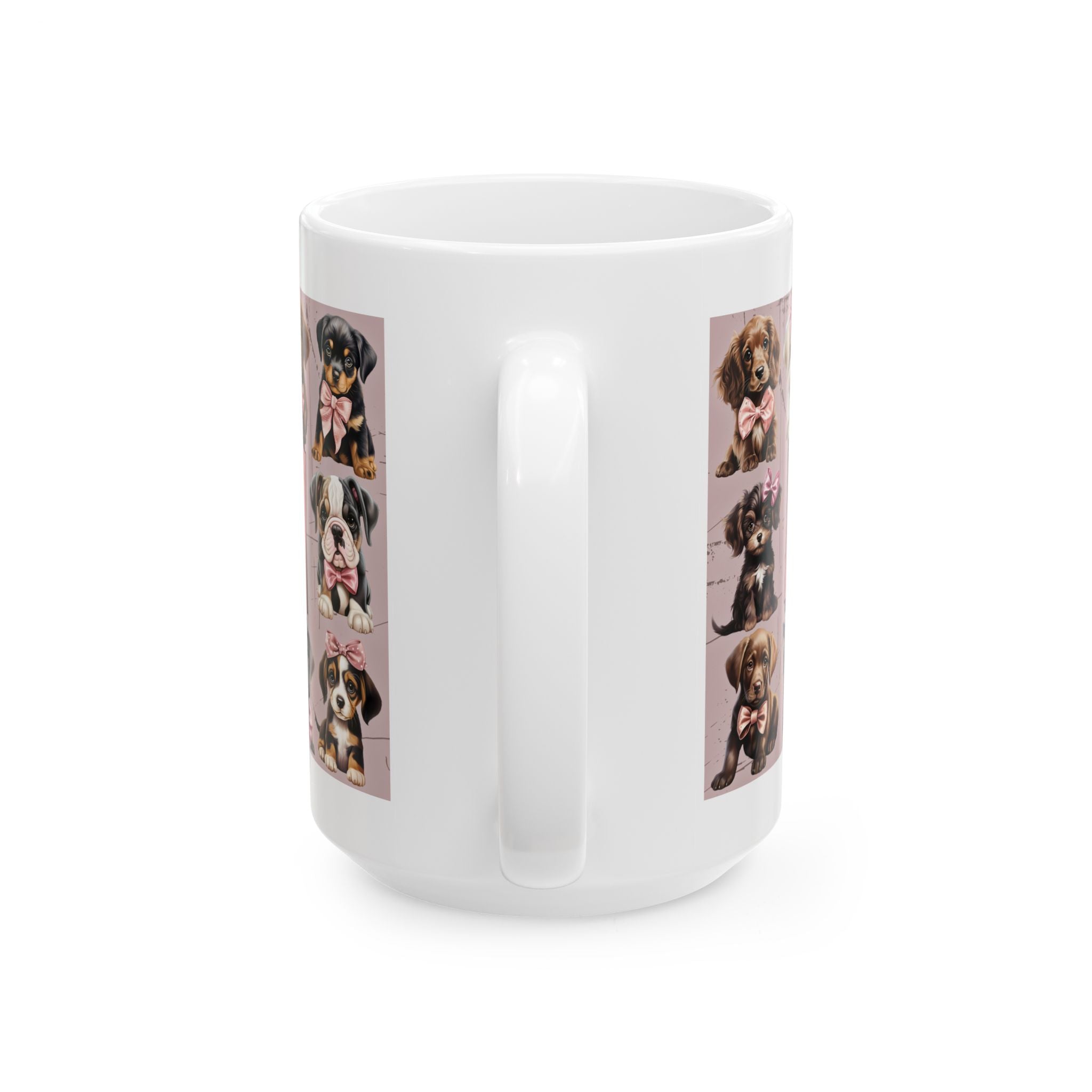 Puppy Love coffee Mug – Adorable Dog-Themed Coffee Cup, Gift for Dog Lovers, Pet Parent Mug, Cute Animal Décor, Birthday Present