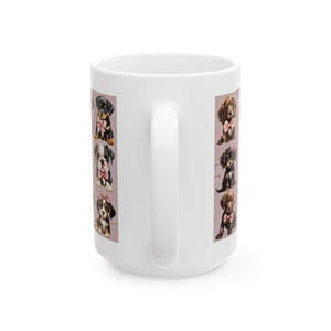 Puppy Love coffee Mug – Adorable Dog-Themed Coffee Cup, Gift for Dog Lovers, Pet Parent Mug, Cute Animal Décor, Birthday Present
