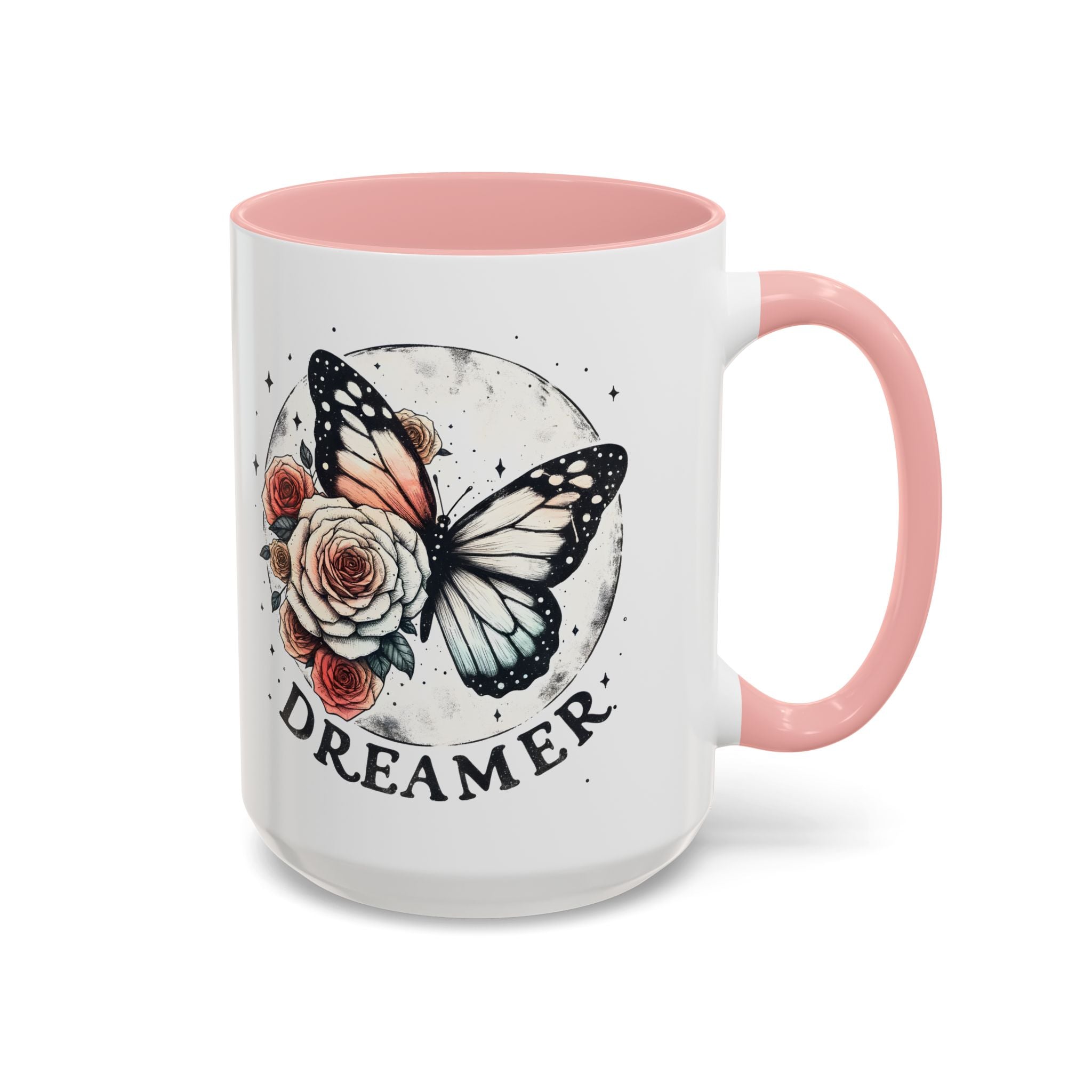Dreamer Butterfly Coffee Mug - Stylish Accent for Creatives positive vibe freedom nature lover