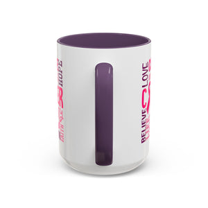 Inspirational Cancer Awareness Coffee Mug, Support Gift, Hope for Survivors, Breast Cancer Month, Motivational Mug, Encouragement Mug