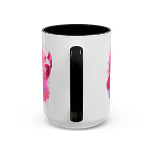 Inspirational Ribbon Coffee Mug - Faith, Hope, Love, Support, Gift for Cancer Awareness, Breast Cancer, Encouragement, Motivational
