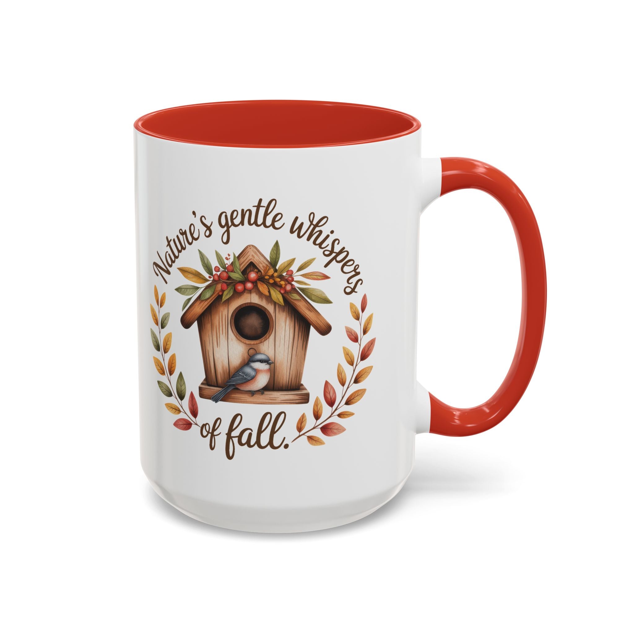 Nature's Gentle Whispers Fall Coffee Mug nature lovers cup