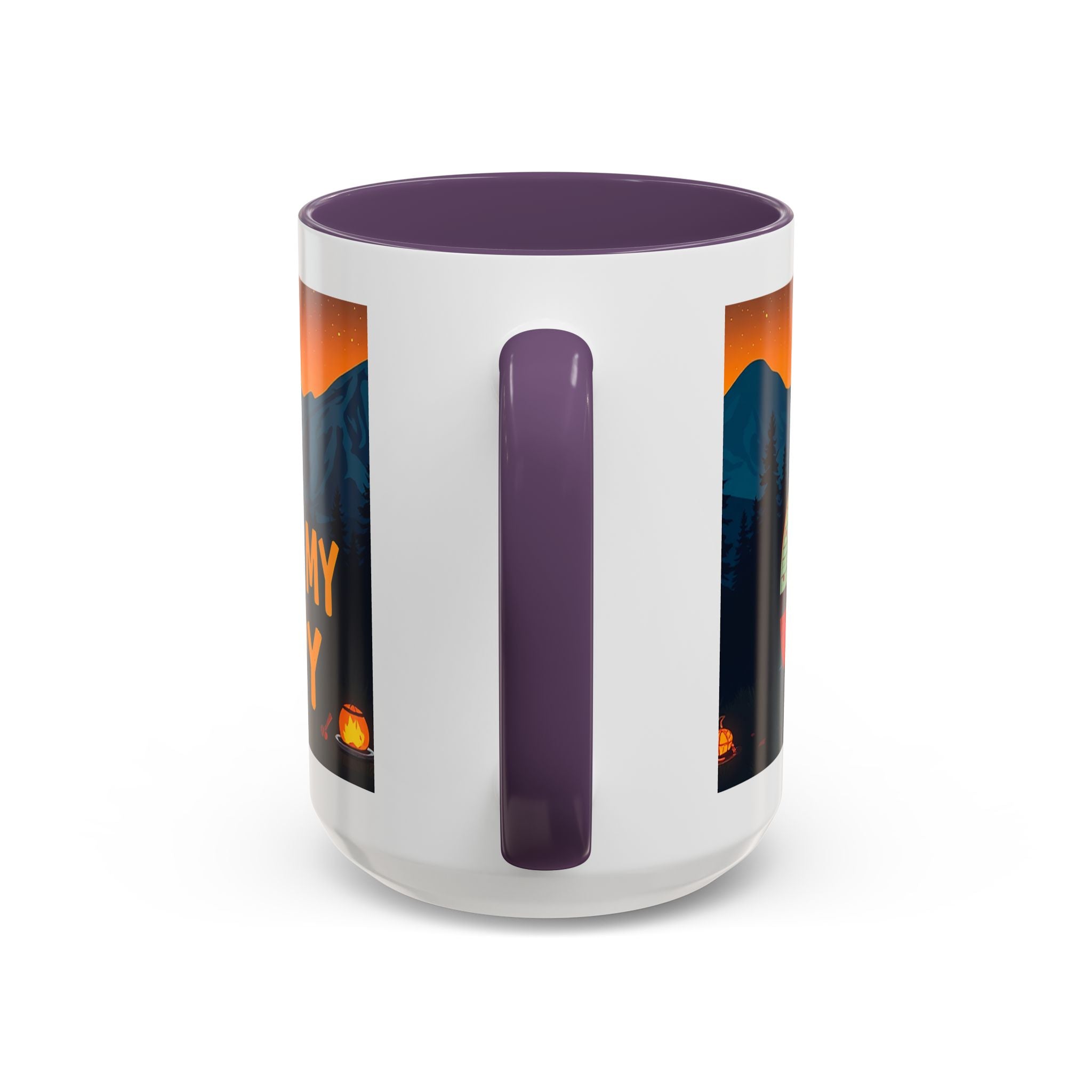 Camping Therapy Mug - Adventure Lover's Coffee Cup, Gift for Campers, Hiking Drinkware, Outdoorsy Coffee Mug, Nature Lover's Cup