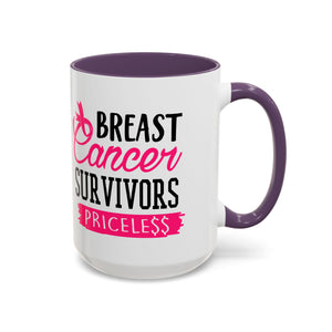 Breast Cancer Survivors Coffee Mug, Inspirational Cancer Gift, Supportive Awareness Mug, Gift for Survivors, Encouraging Morning Coffee