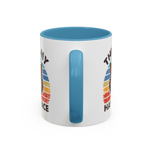 grumpy cat this is my happy face Accent Coffee Mug (11, 15oz) by the x m world