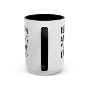 Keep Calm Coffee Mug - Fun Gift for Coffee Lovers, Kitchen Decor, Motivational Drinkware, Homebrew Enthusiast, Daily Motivation
