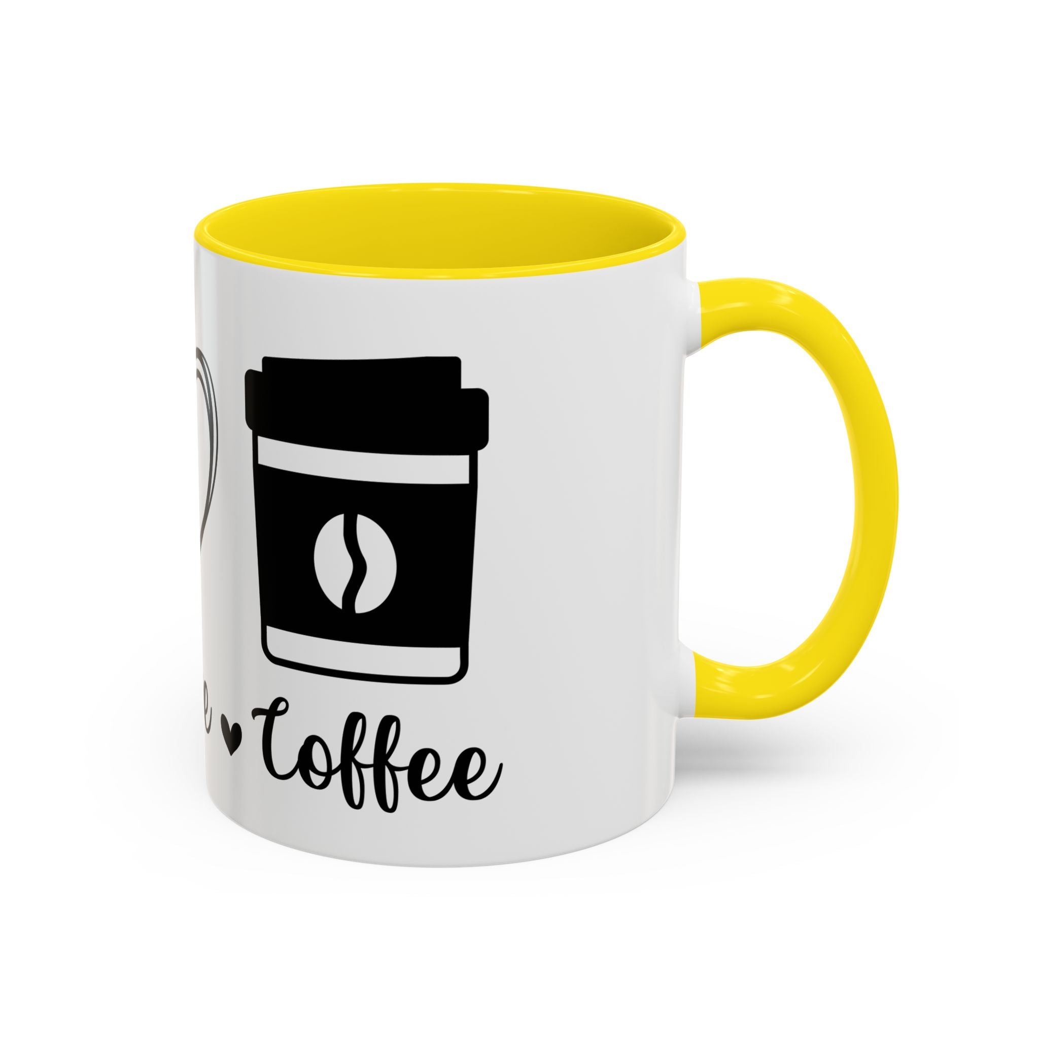 peace love coffee Accent Coffee Mug (11, 15oz)