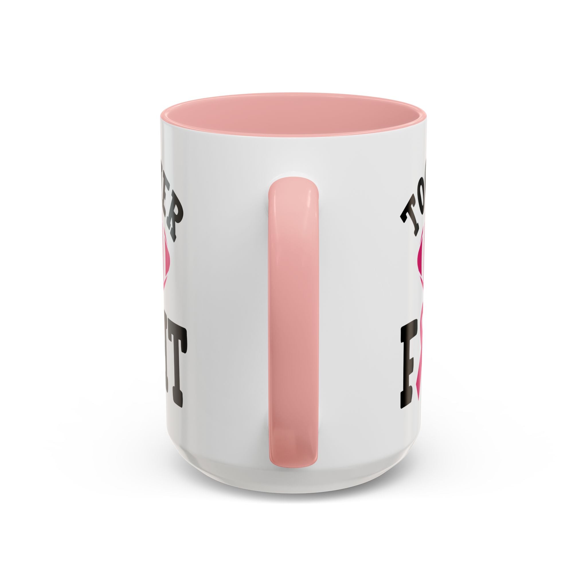 Together We Fight Pink Ribbon Coffee Mug, Support Breast Cancer Awareness, Gift for Survivors, Football Lovers, Empowerment