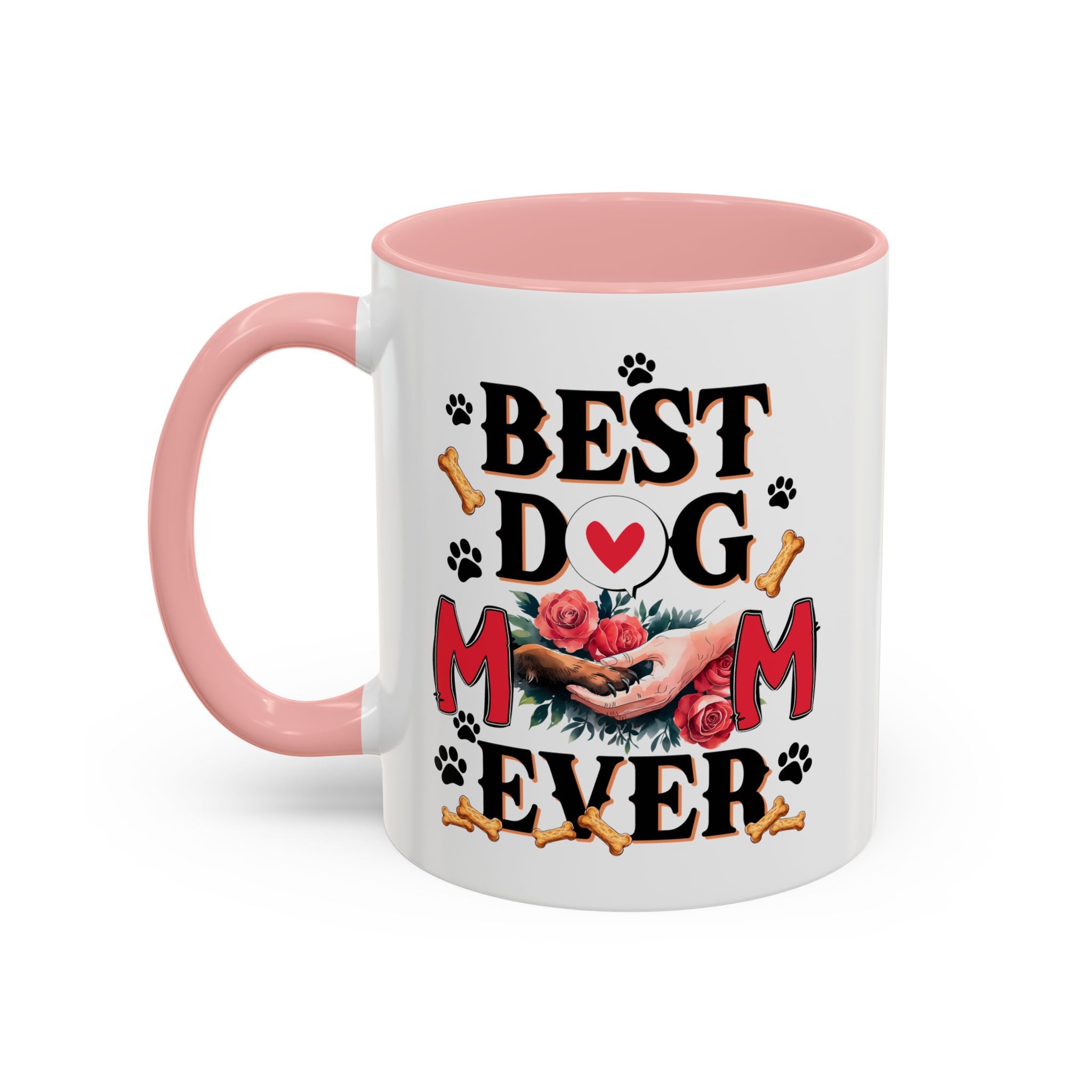 Best Dog Mom Ever Coffee Mug - Perfect Gift for Dog Lovers, Pet Moms, Animal Lovers, Dog-Themed Kitchen Decor, Best Friend Gift