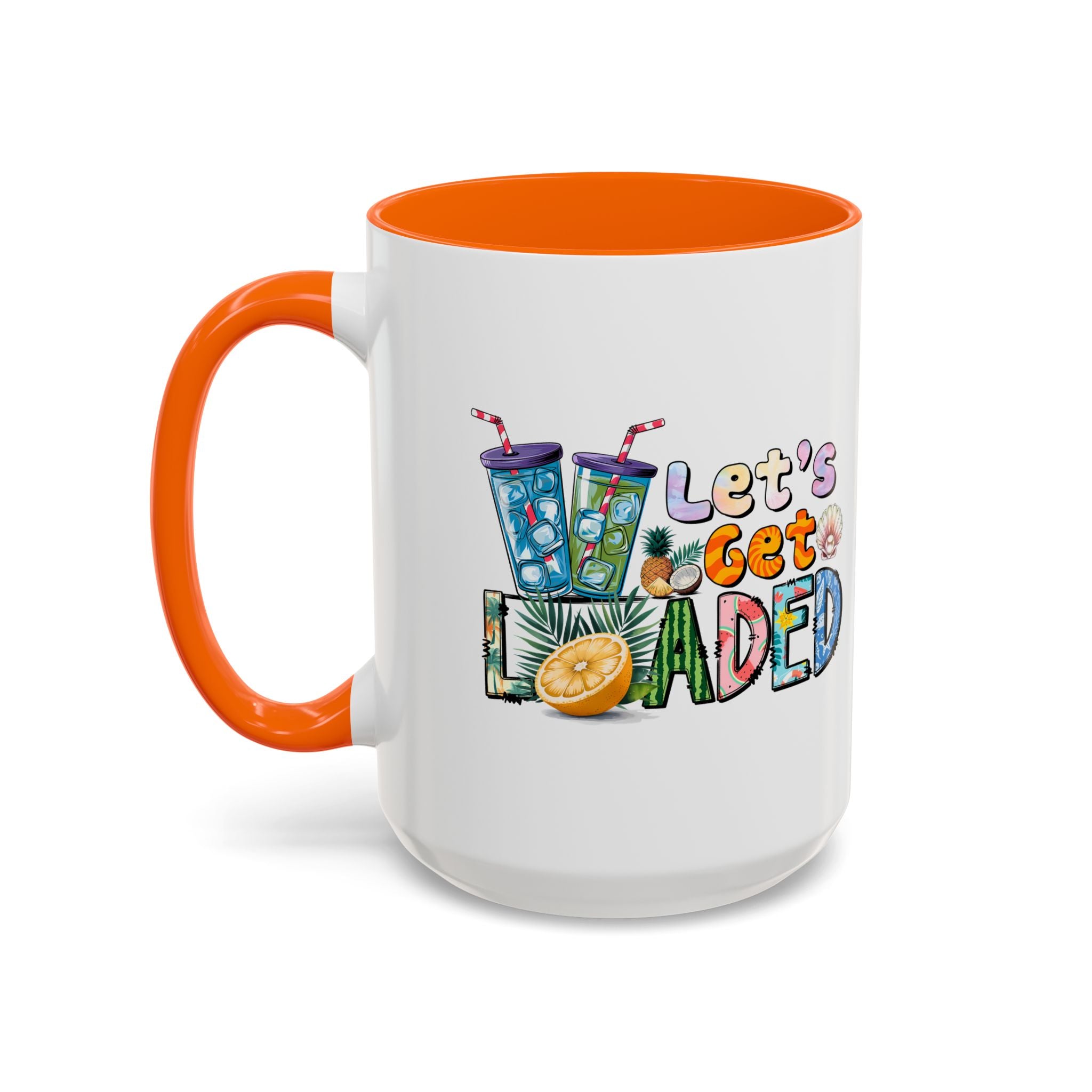 Colorful 'Let's Get Loaded' Coffee Mug - Fun Drinkware for Parties & Gatherings