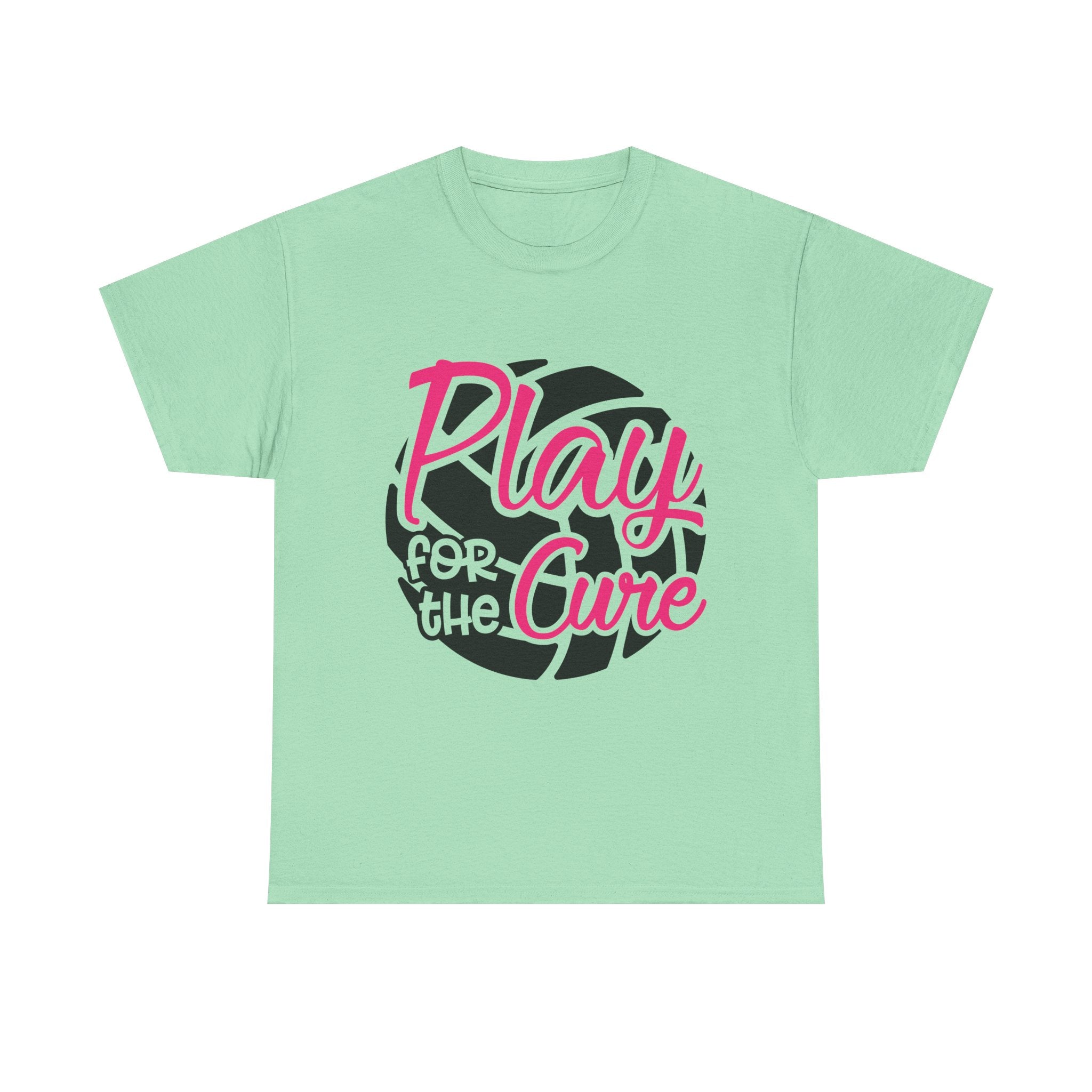 Unisex Motivational Sports Tee - "Play for the Cure" - Ideal for Team Events, Charity Runs, Sports Fans, Fitness Gifts, Casual Wear, [...]