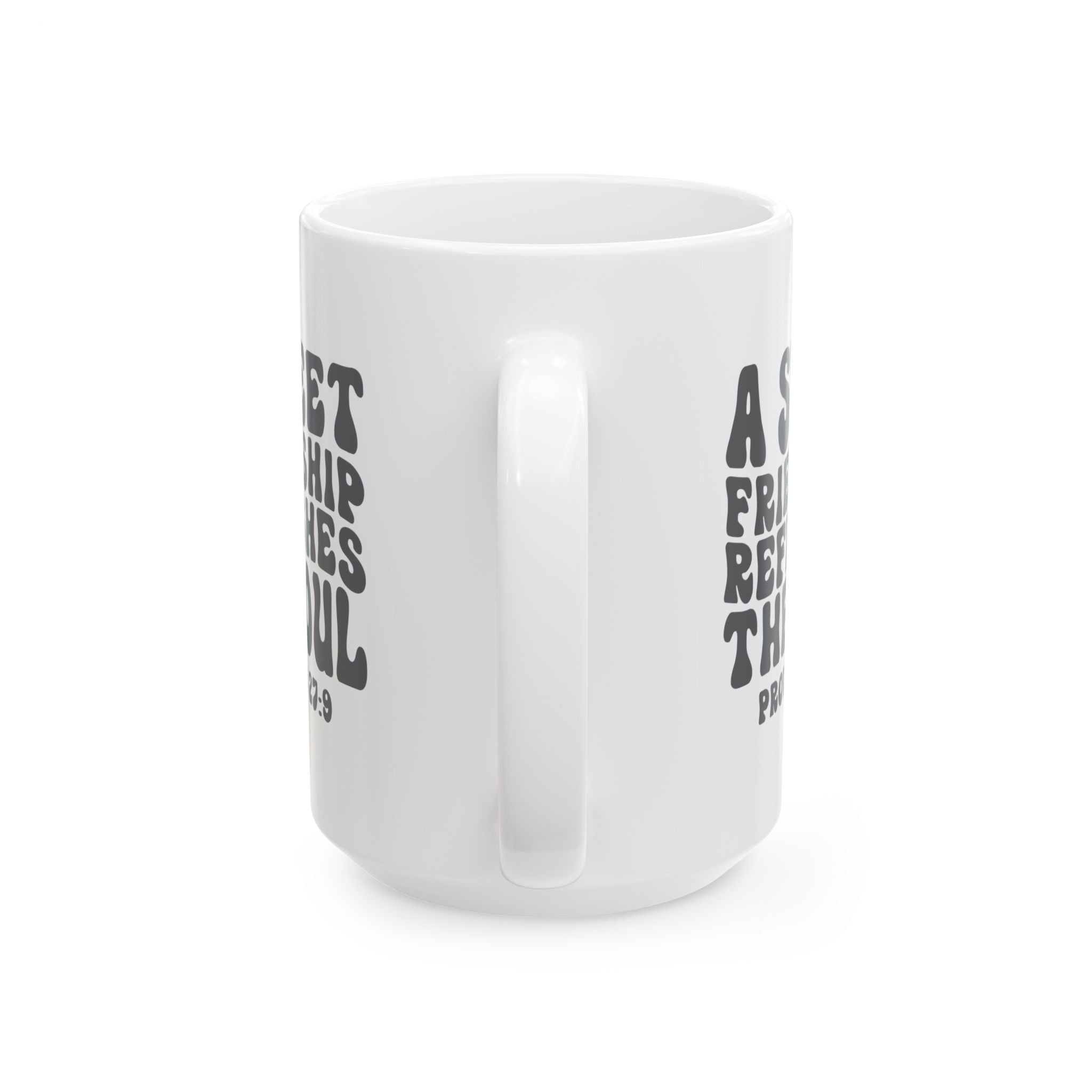 Friendship coffee Mug | Gift for Friends, Inspirational Coffee Cup, Bible Verse Mug, Encouragement Mug, Friendship Quote Mug