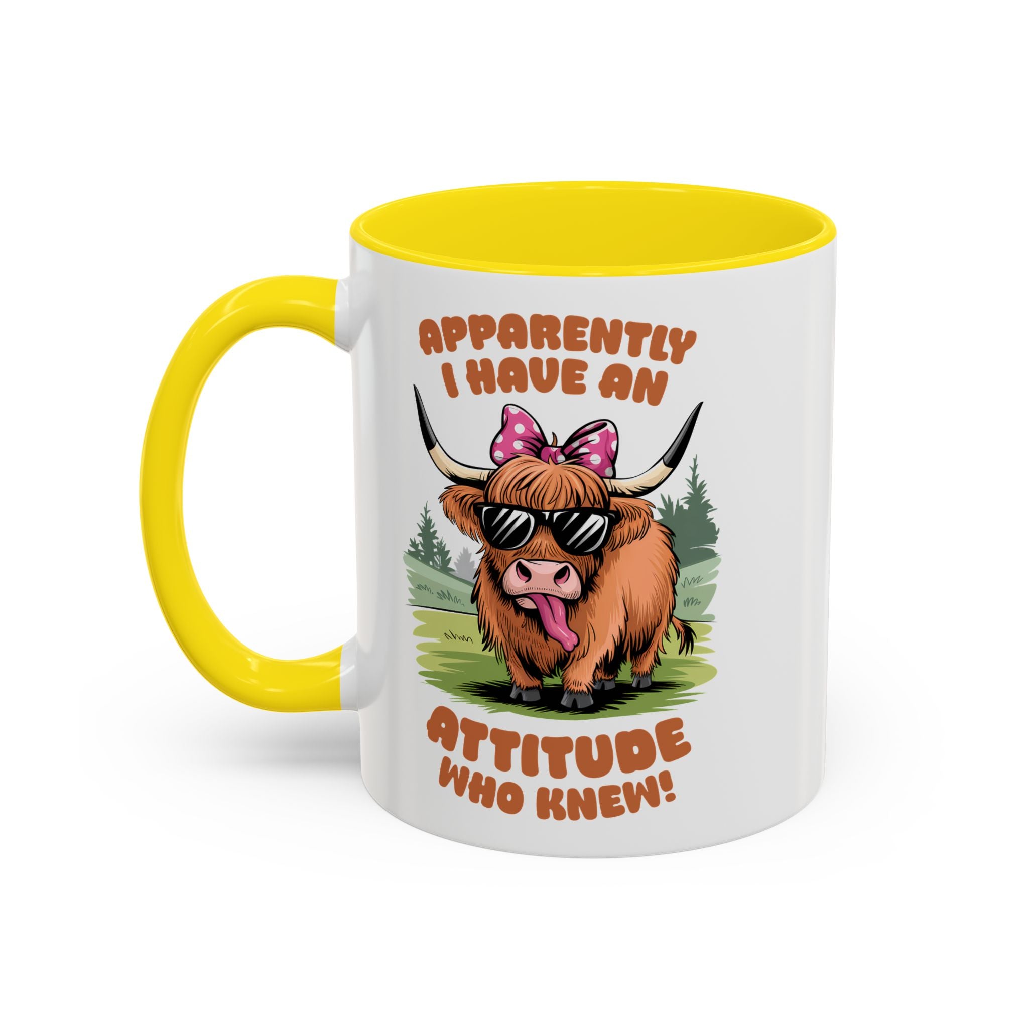 Fun Attitude Coffee Mug - Perfect Gift for Animal Lovers cow farm humor