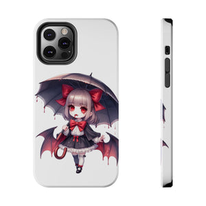 vampire girl horror art Tough Phone Cases