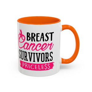 Breast Cancer Survivors Coffee Mug, Inspirational Cancer Gift, Supportive Awareness Mug, Gift for Survivors, Encouraging Morning Coffee