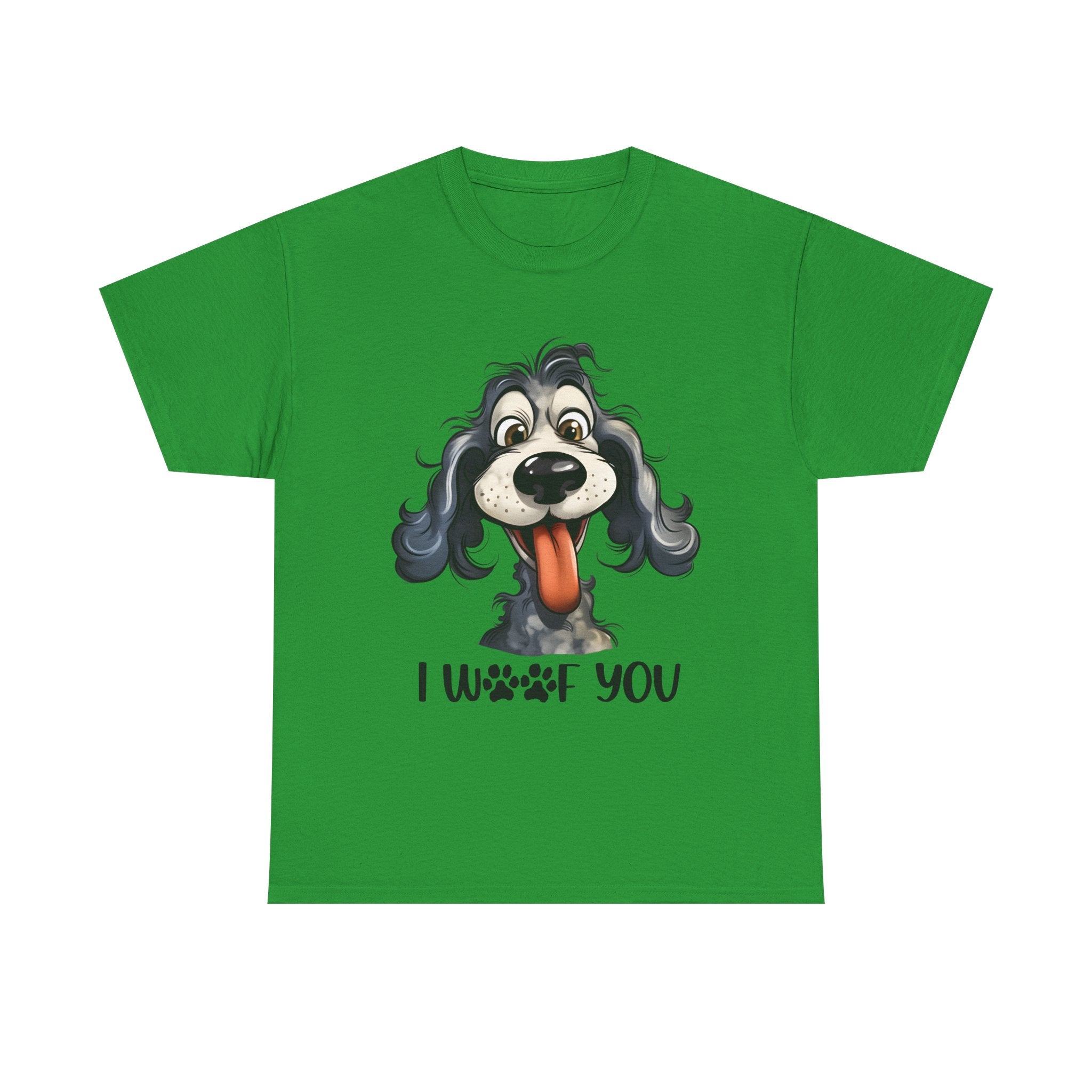 Cute Dog Lover Tee | I WOOF You T-Shirt, Pet Lover Gift, Dog Mom Shirt, Casual Wear, Anniversary Gift