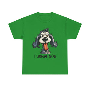 Cute Dog Lover Tee | I WOOF You T-Shirt, Pet Lover Gift, Dog Mom Shirt, Casual Wear, Anniversary Gift