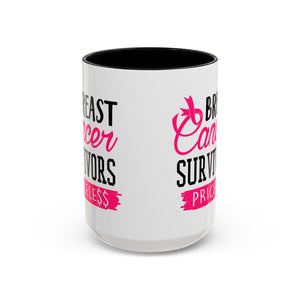 Breast Cancer Survivors Coffee Mug, Inspirational Cancer Gift, Supportive Awareness Mug, Gift for Survivors, Encouraging Morning Coffee