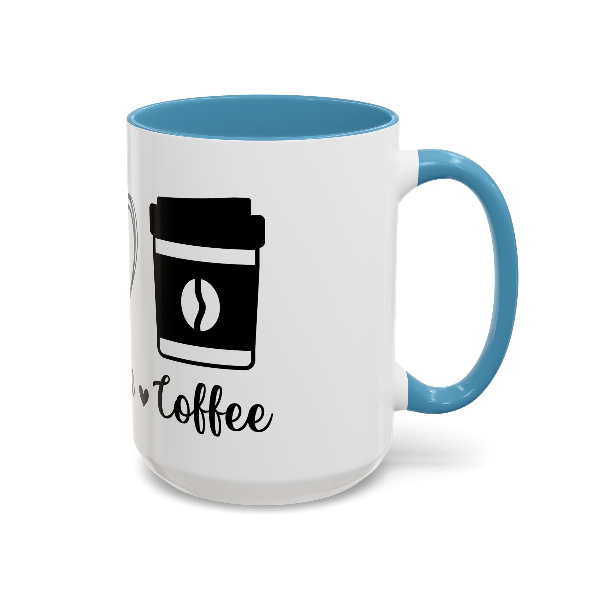 peace love coffee Accent Coffee Mug (11, 15oz)