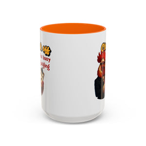 Funny Cluck Off Coffee Mug - Perfect for Chicken Lovers, Gag Gifts, Office Humor, and Birthdays