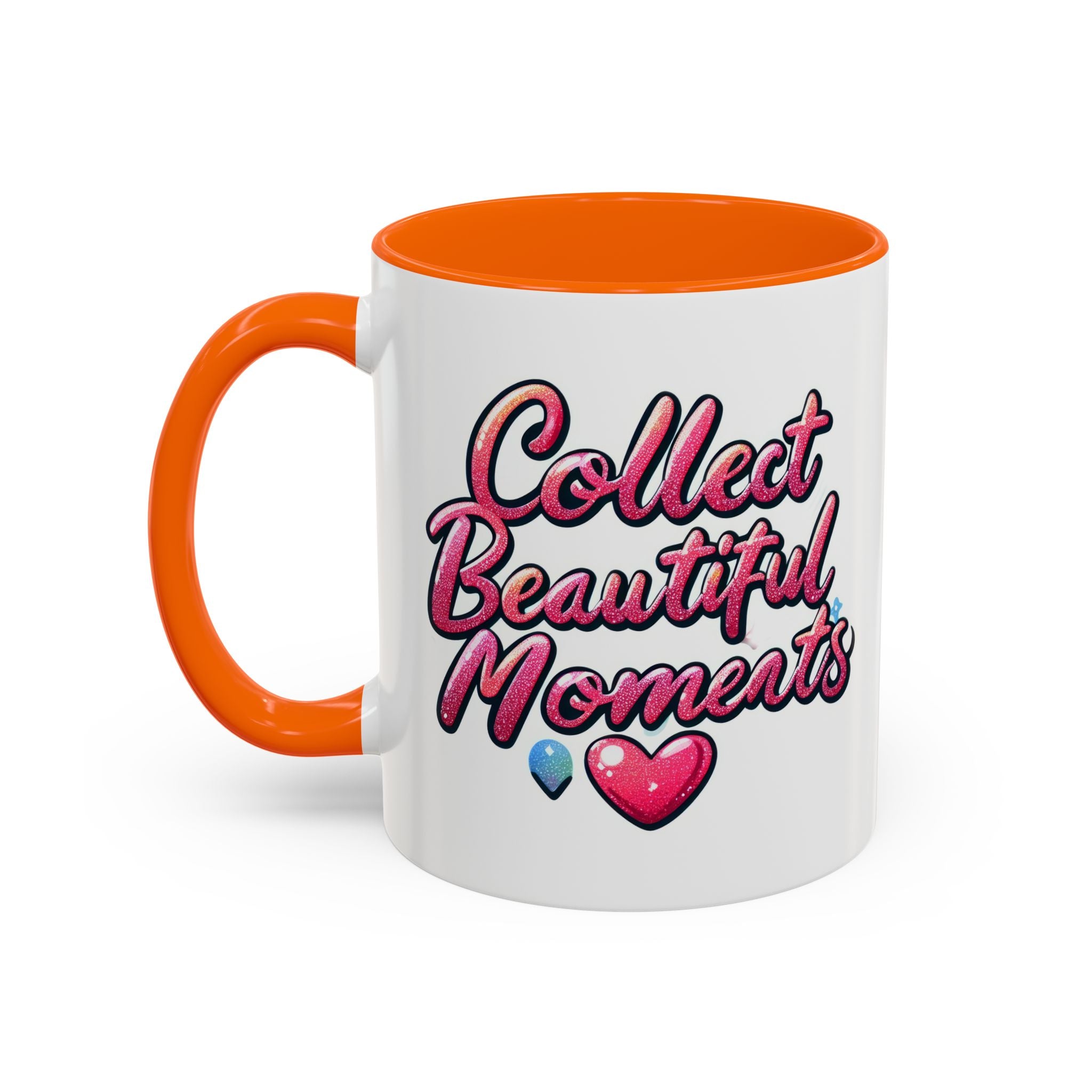 Collect Beautiful Moments Coffee Mug - 11oz & 15oz positive vibe love heart cup