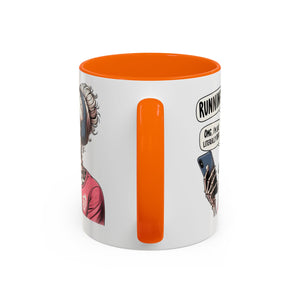 Running Skeleton Coffee Mug - Perfect for Fitness Lovers, Halloween Decor, Gift for Runners, Funny Tea Cup, Workout Enthusiast
