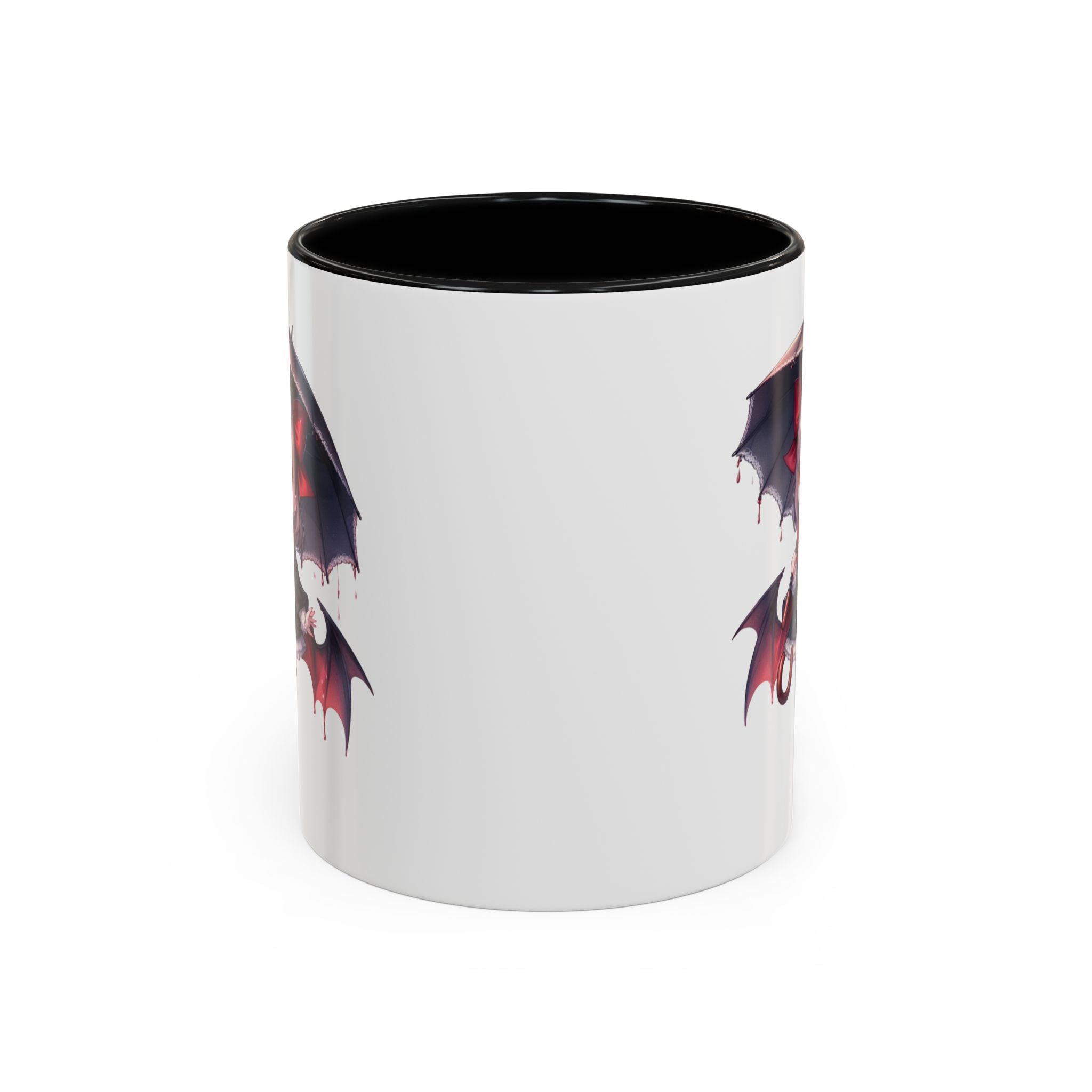 Gothic vampire girl  horror art Accent Coffee Mug (11, 15oz)