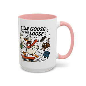 Silly Goose Coffee Mug - Fun Gift for Animal Lovers, Quirky Desk Decor, Inspirational Drinkware, Home & Office Tea Cups
