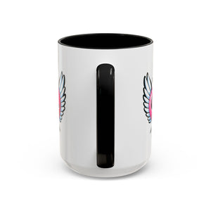 Empowering Heart Coffee Mug | Inspirational Gift for Women, GRL PWR Mug, Cute Kitchen Decor, Unique Friendship Gift, Motivational Coffee Cup
