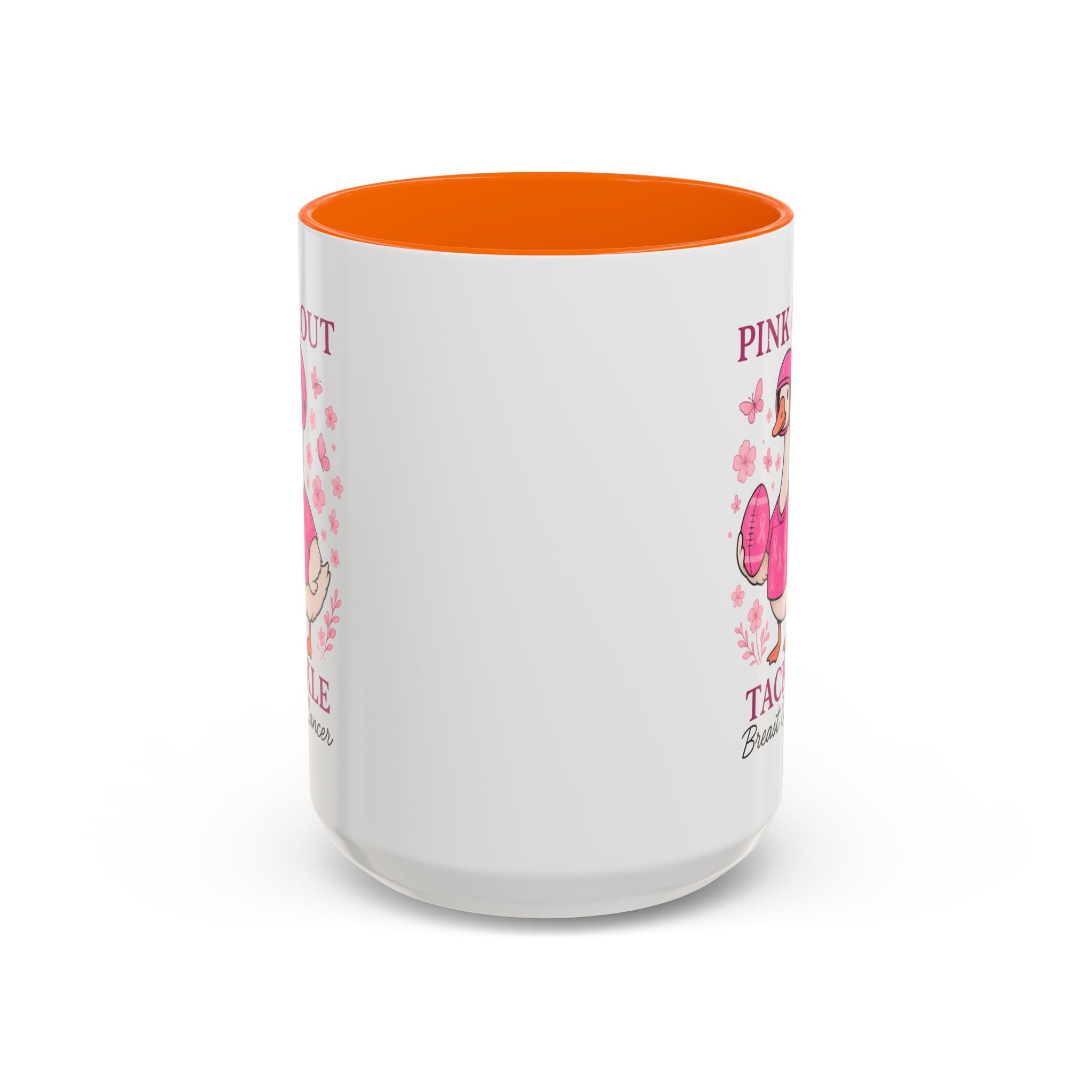 Breast Cancer Awareness Coffee Mug, Pink Out Tackle Duck Design, Supportive Gift for Fighters & Survivors, Cheerful Office Decor, [...]