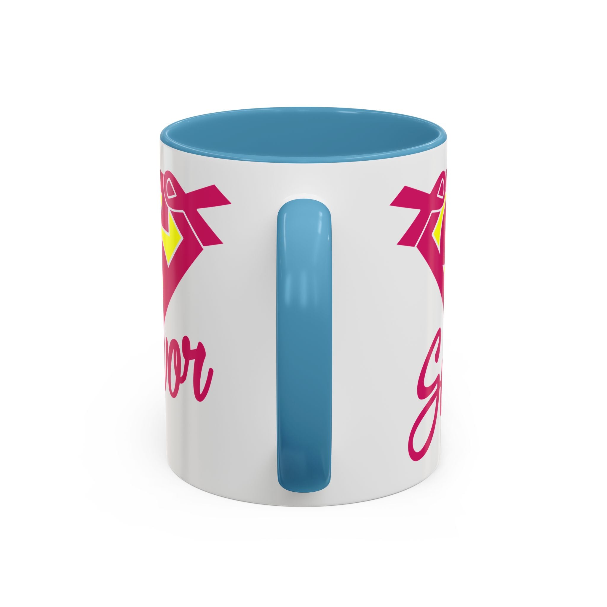 Survivor Mug 11oz & 15oz | Cancer Awareness, Motivational Gift, Empowerment, Superhero Theme, Unique Coffee Cup