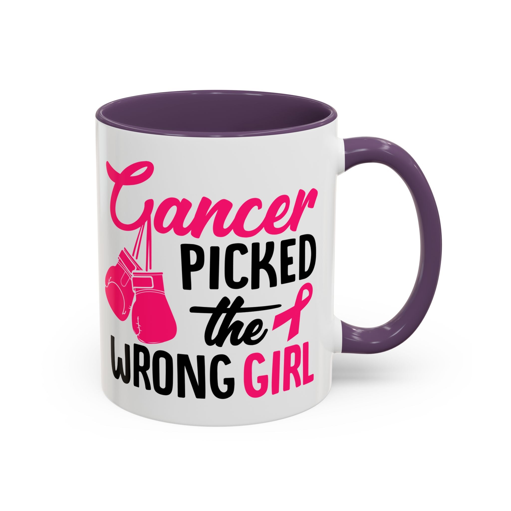 Empowering Cancer Warrior Mug, Coffee Cup for Fighters, Supportive Gift for Cancer Survivors, Inspiration for Awareness Events, [...]