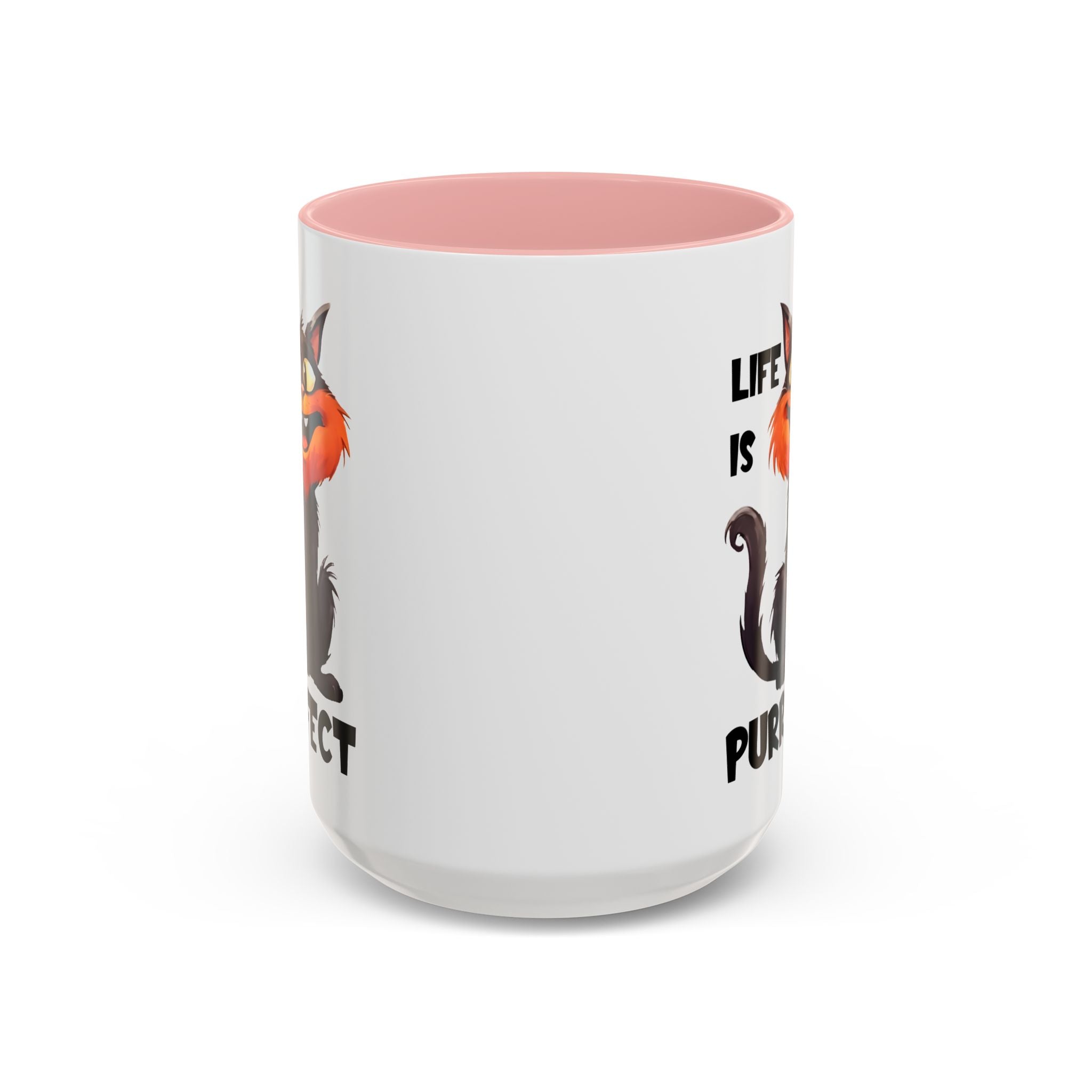Purrfect Cat Accent Coffee Mug, Cat Lover Gift, Funny Drinkware, Cute Kitchen Accessory, Pet Owner Mug, Unique Gift Idea