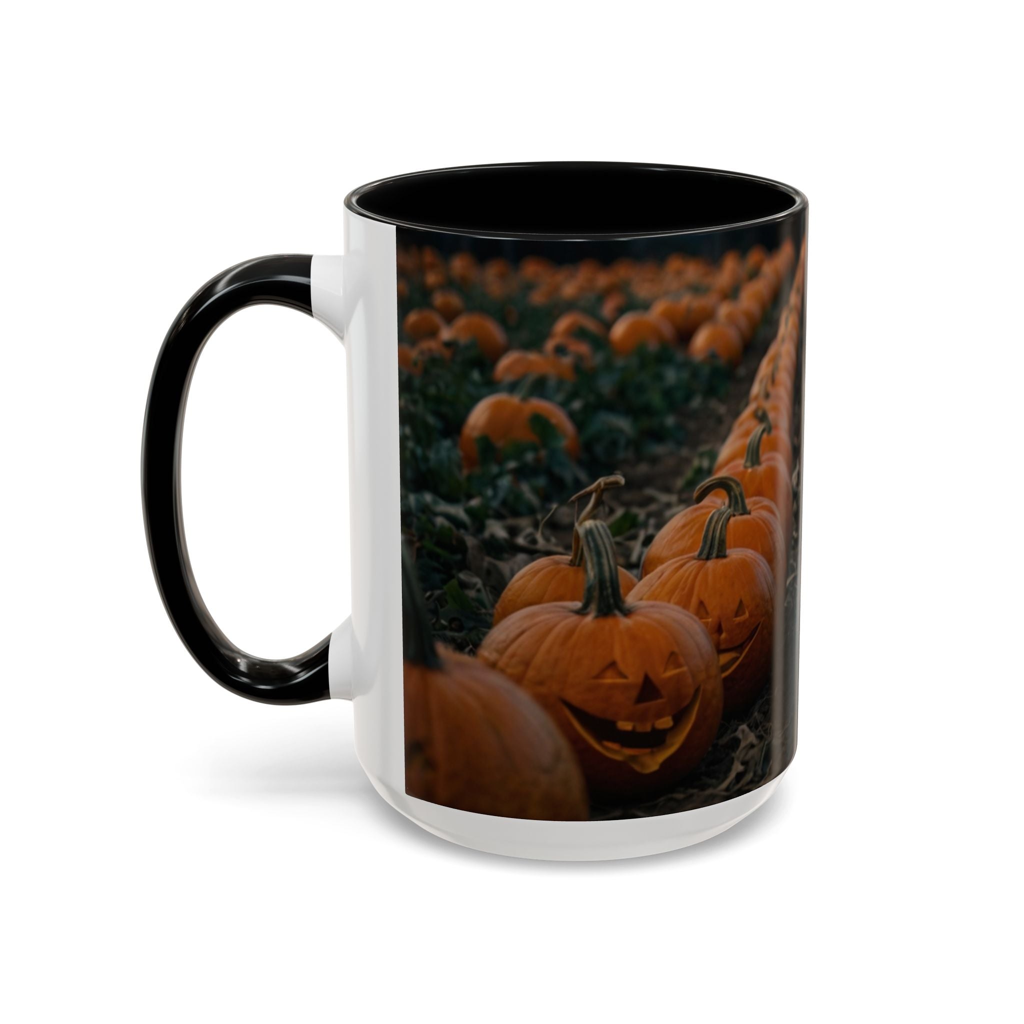 Halloween Black Cat Pumpkin Coffee Mug spooky magical