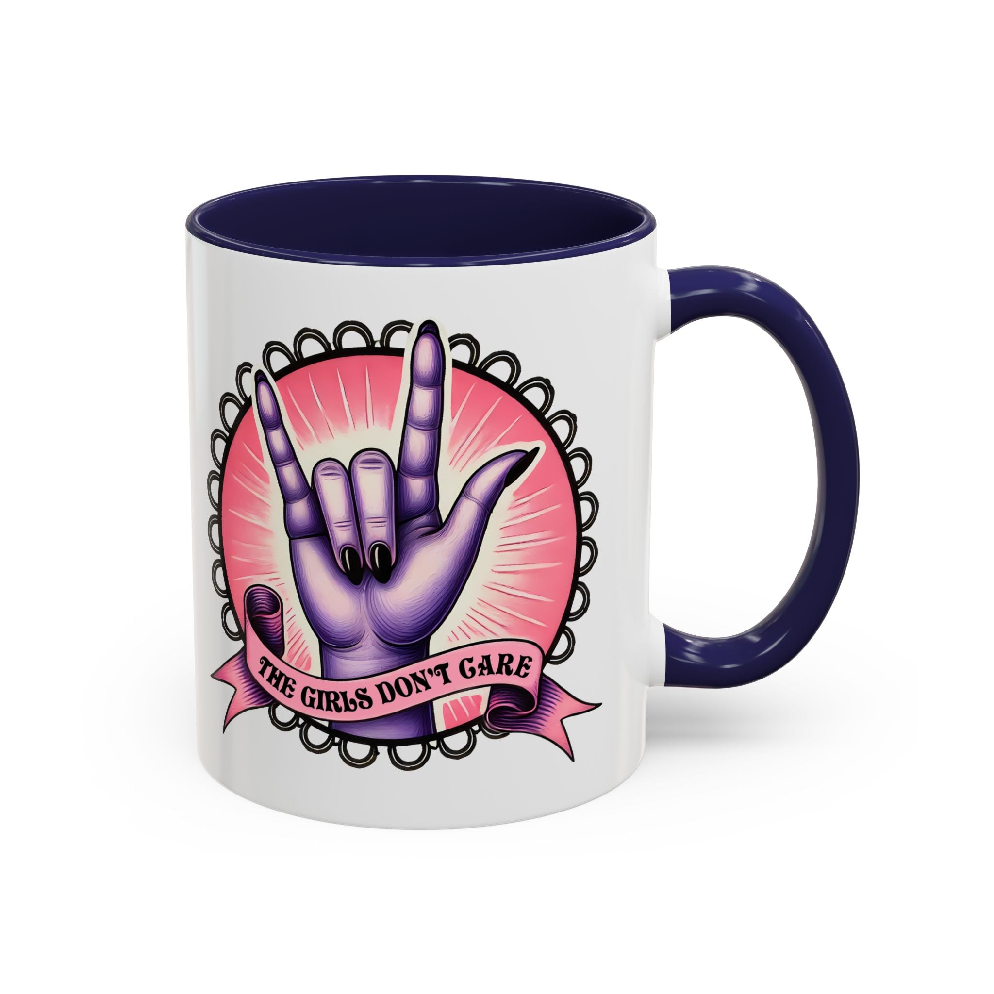 Rock 'n' Roll Accent Coffee Mug - Perfect for Music Lovers, Gift for Her, Unique Office Mug, Fun Coffee Cup, Empowering Gift Idea