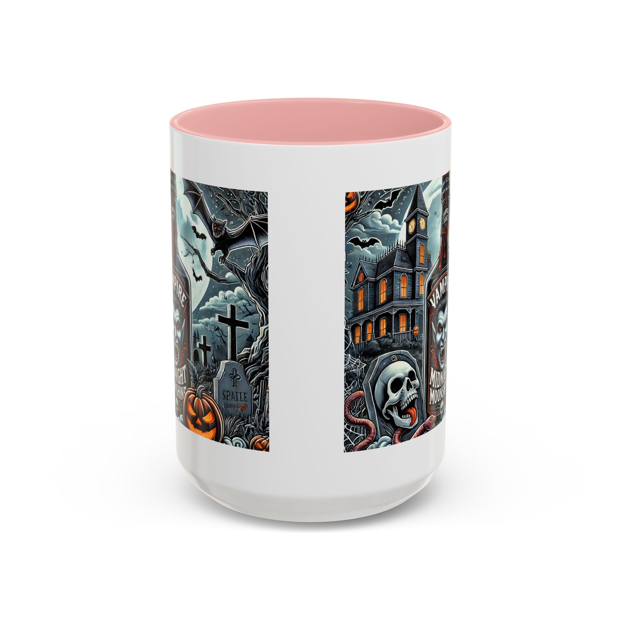 Gothic vampire Halloween Coffee Mug, Spooky Decor, Skull Design, Gift for Horror Lovers,  Party Essential, Unique Drinkware