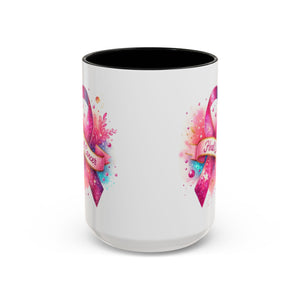Inspirational Cancer Awareness Mug, Positive Affirmation Cup, Gift for Survivors, Supportive 11oz or 15oz Ceramic