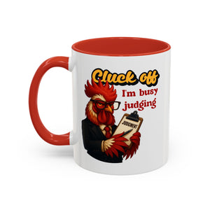 Funny Cluck Off Coffee Mug - Perfect for Chicken Lovers, Gag Gifts, Office Humor, and Birthdays
