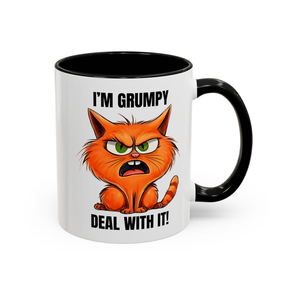 Grumpy Cat Coffee Mug, Funny Cat Mug, Gift for Cat Lovers, Office Coffee Cup, Humor Mug, 11oz 15oz