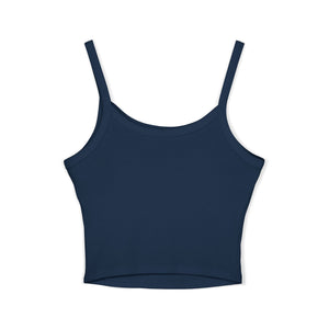 Funny Cat Women's Spaghetti Strap Tank Top - "Let That Sh*t Go" Design
