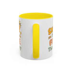 Smile It's Free Therapy Coffee Mug - Fun & Cheerful Accent Mugs for Brightening Your Day