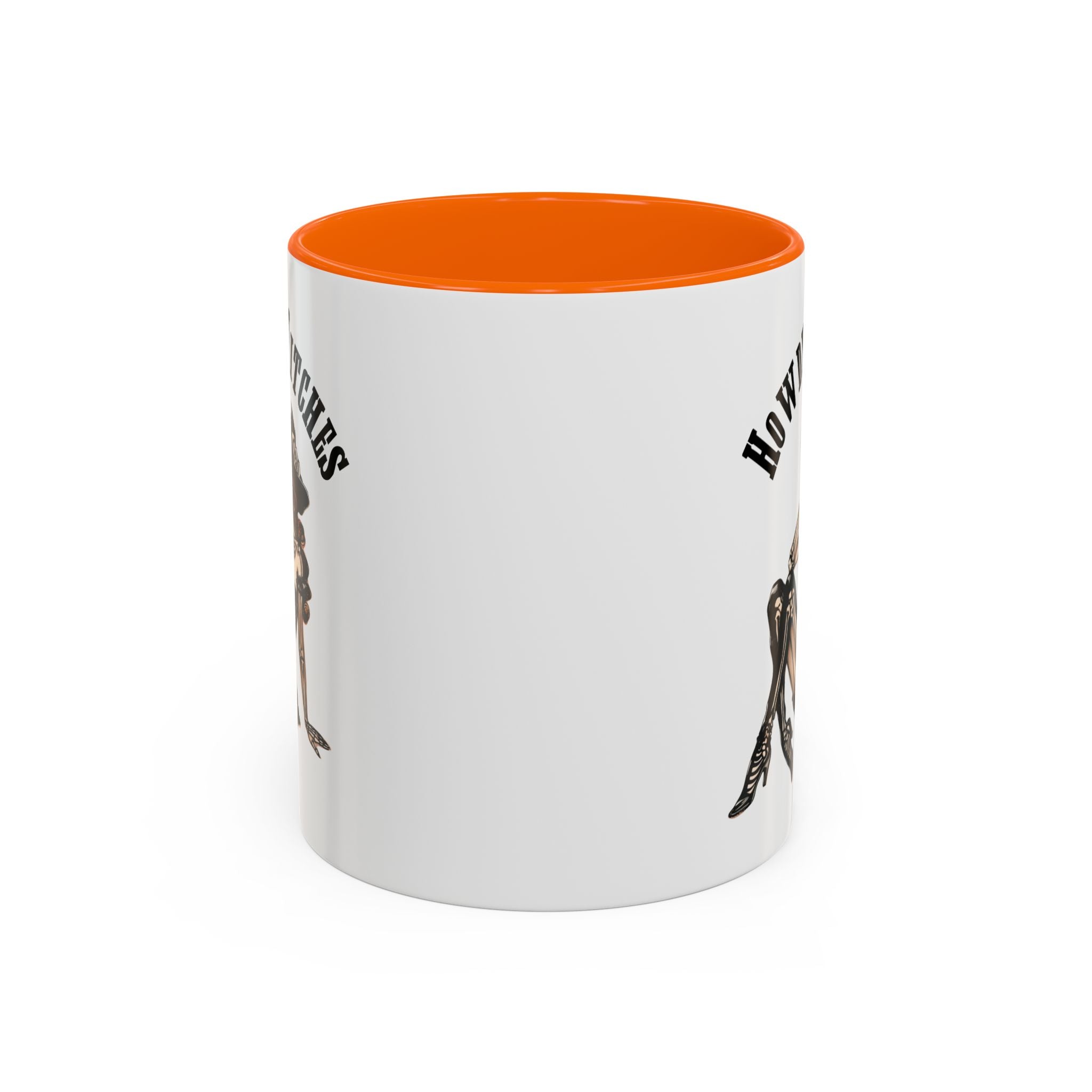 Howdy Witches Coffee Mug - Spooky Halloween Mug, Gift for Witches, Witchy Decor, Gothic Coffee Cup, Skeleton Design