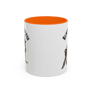 Howdy Witches Coffee Mug - Spooky Halloween Mug, Gift for Witches, Witchy Decor, Gothic Coffee Cup, Skeleton Design