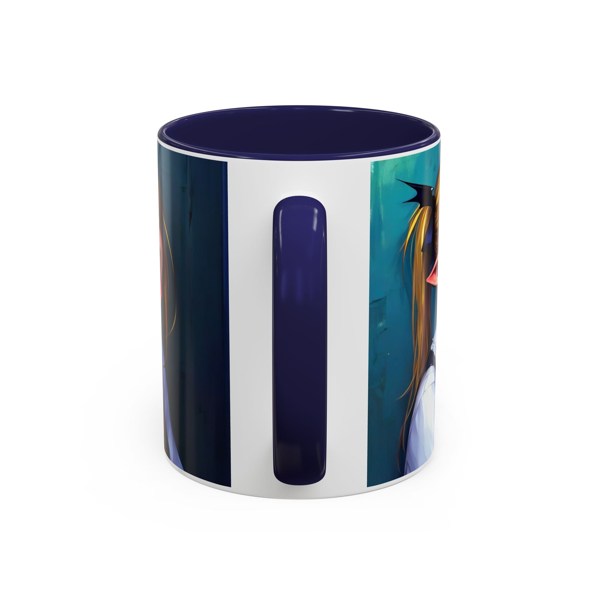 goth vampire girl Gothic Anime Coffee Mug with Edgy Design horror art