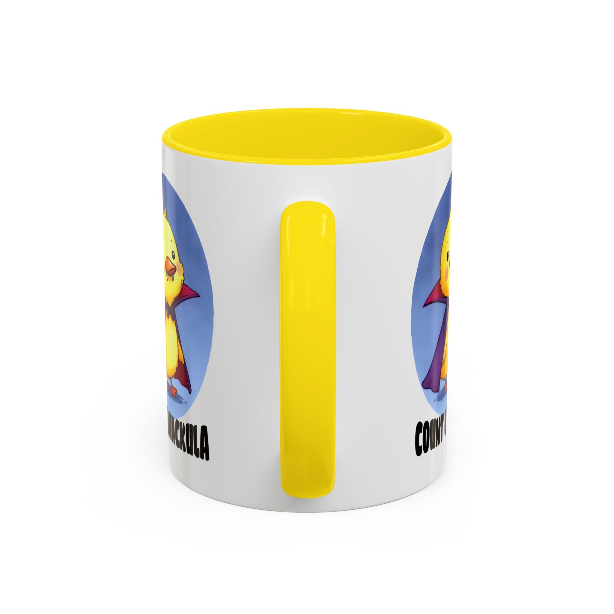 Cute Count Quackula Accent Coffee Mug - Adorable Gift for Coffee Lovers, Halloween Decor, Chick Collectors, Quirky Kitchen
