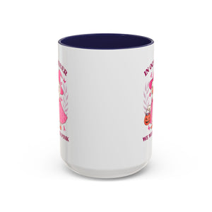 Halloween Breast Cancer Awareness Coffee Mug | October 2023 Gift, Pink Ribbon Mug, Spooky Coffee Cup, Cute Duck Mug, Fall Decor