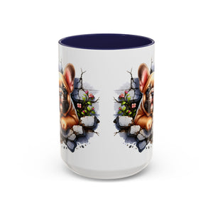 Charming Dog-Themed Coffee Mug, Perfect for Pet Lovers, Gift for Dog Owners, Cute French Bulldog Art, Ideal for Birthdays and Holidays