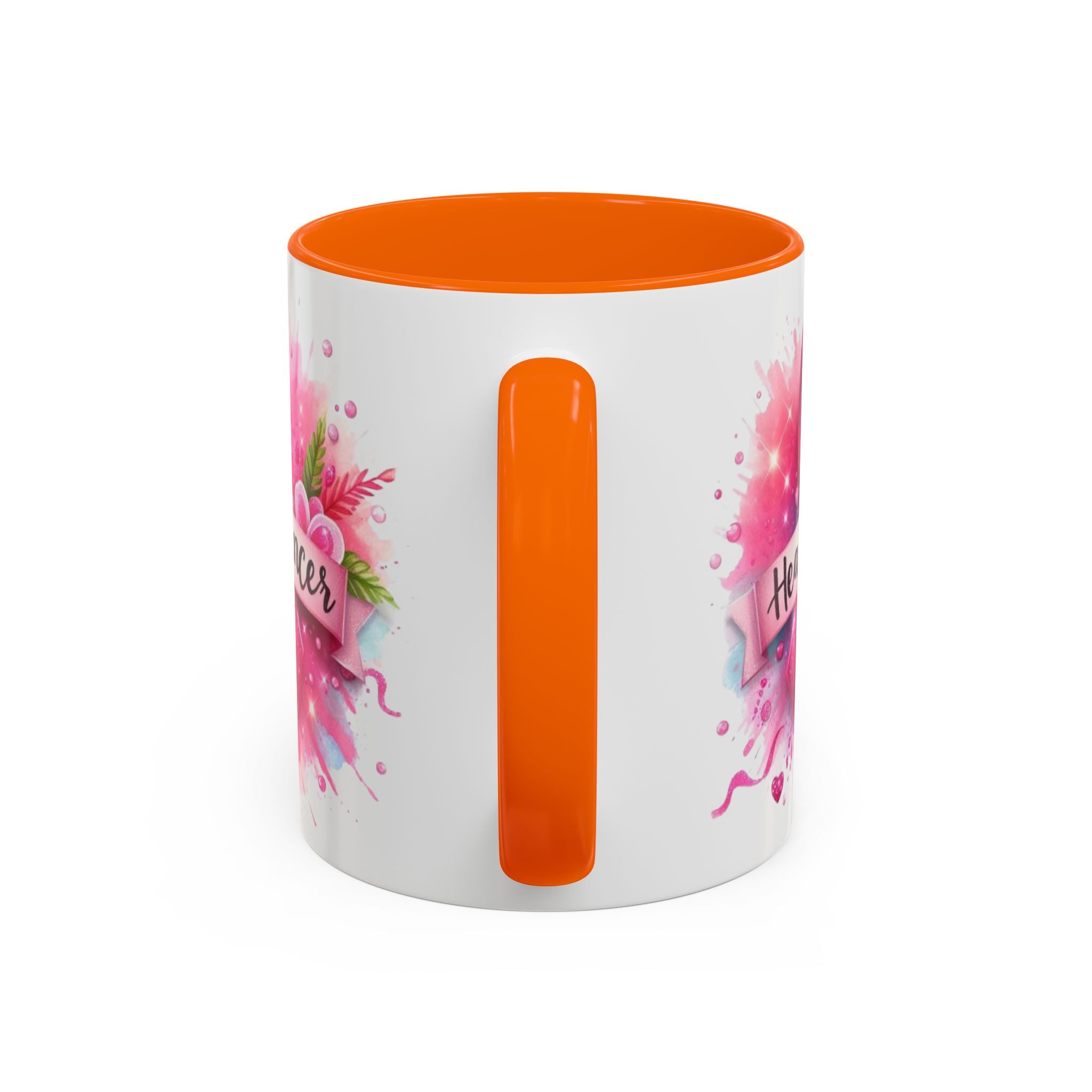 Pink Ribbon Healing Coffee Mug | Support Cancer Awareness | Inspirational Gift | Breast Cancer Support | 11oz & 15oz Options
