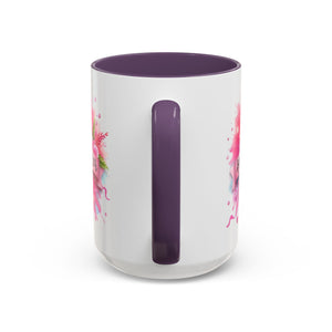 Pink Ribbon Healing Coffee Mug | Support Cancer Awareness | Inspirational Gift | Breast Cancer Support | 11oz & 15oz Options